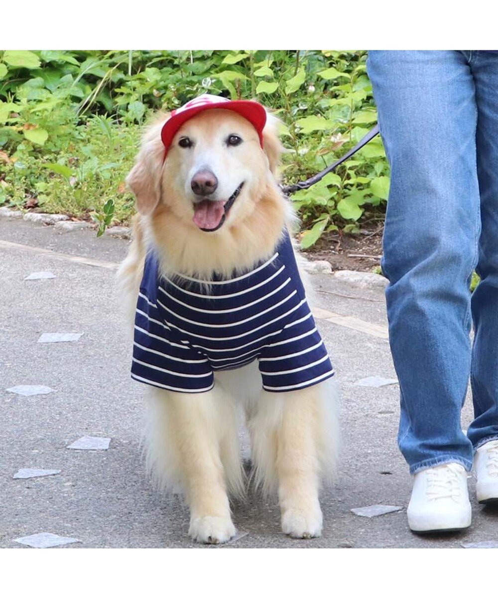 PET PARADISE スヌーピー お揃い 野球柄Ｔシャツ 【中型犬】【大型犬】《ネイビー／ホワイト》 