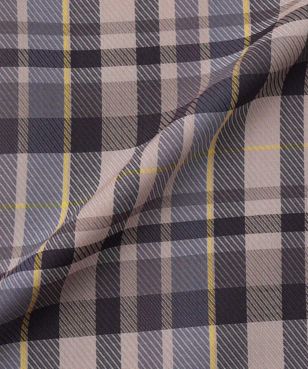 組曲 【リボンタイ付き】シアーツイルチェック ワンピース 