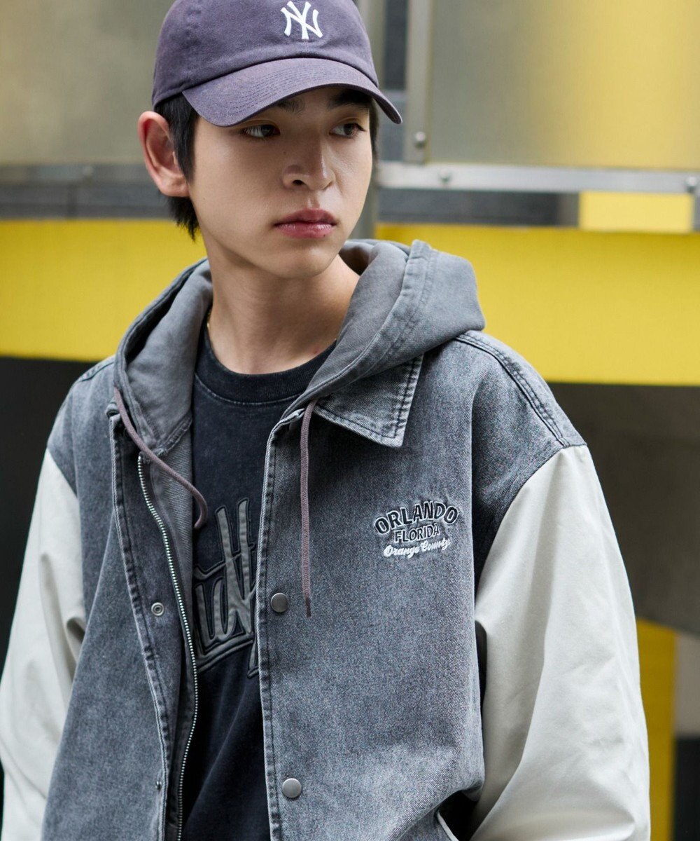 WEGO 【ユニセックス着用ITEM/MLサイズ展開】デニムスタジャン 