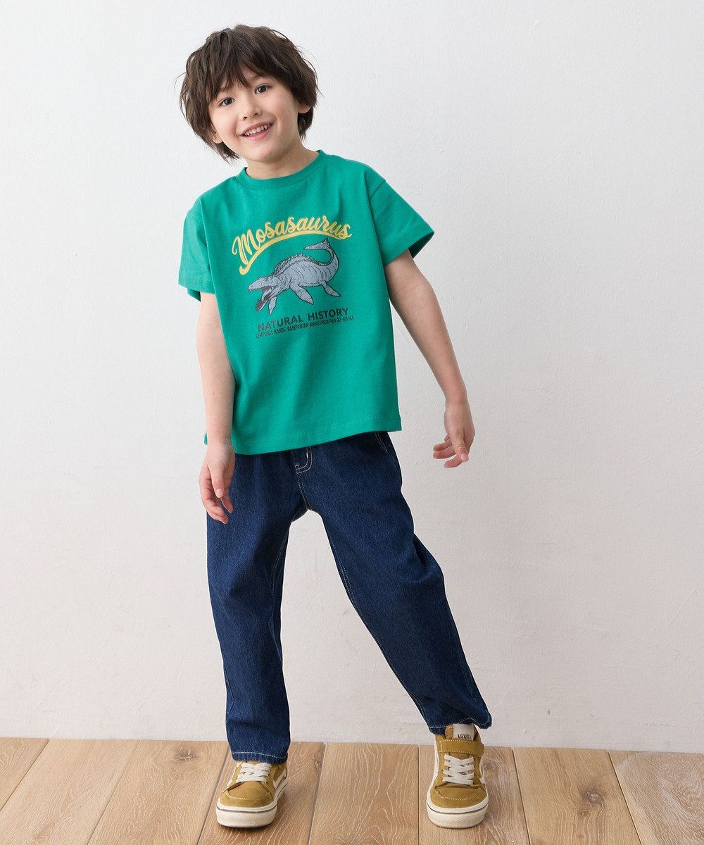 ANY KIDS 恐竜プリント 半袖 Tシャツ 