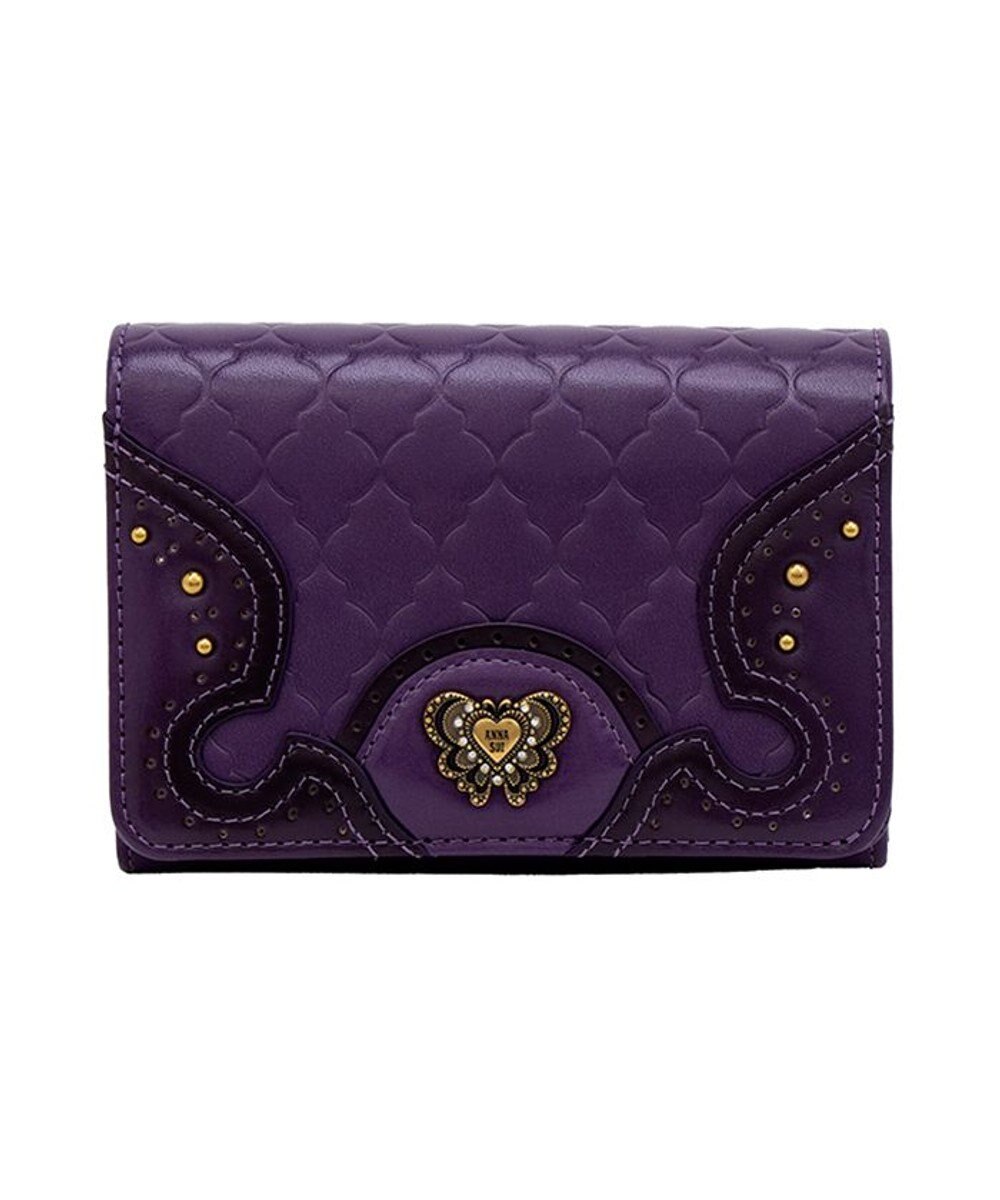 ANNA SUI エレノア 内Lファスナー二つ折り財布 