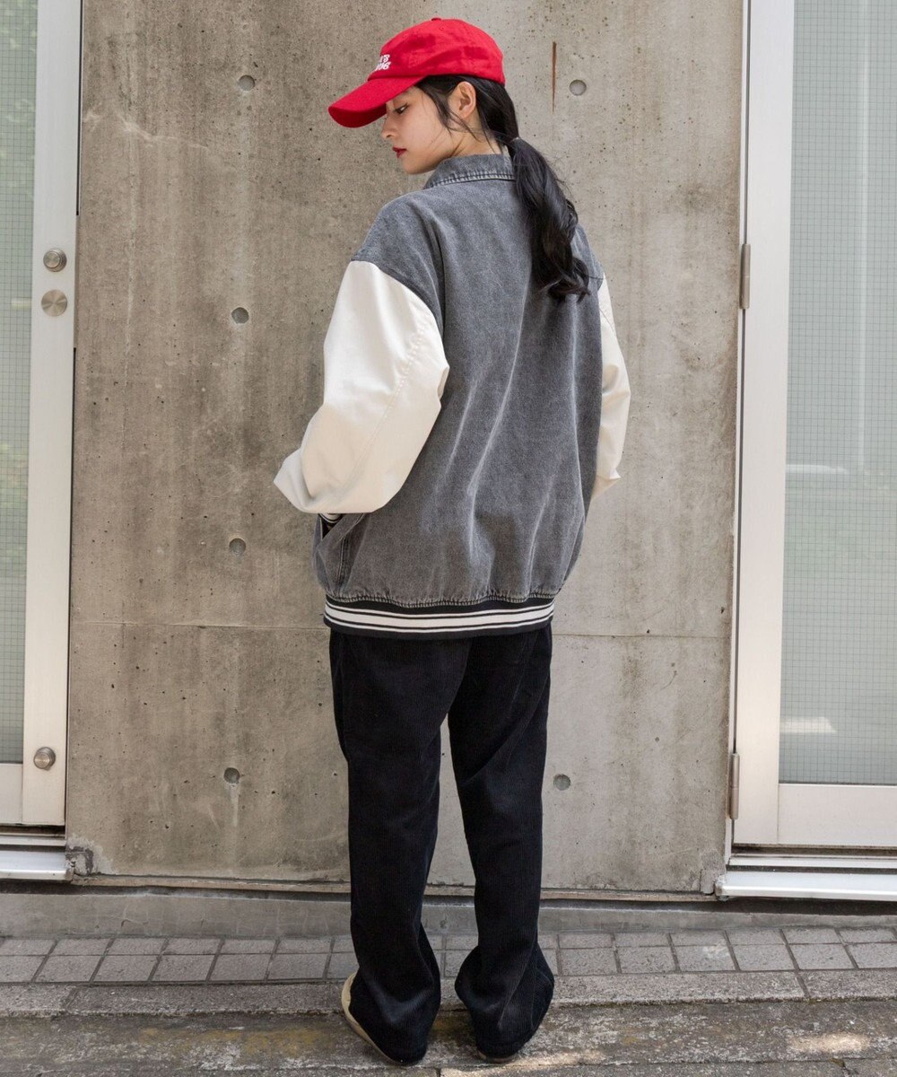 WEGO 【ユニセックス着用ITEM/MLサイズ展開】デニムスタジャン 