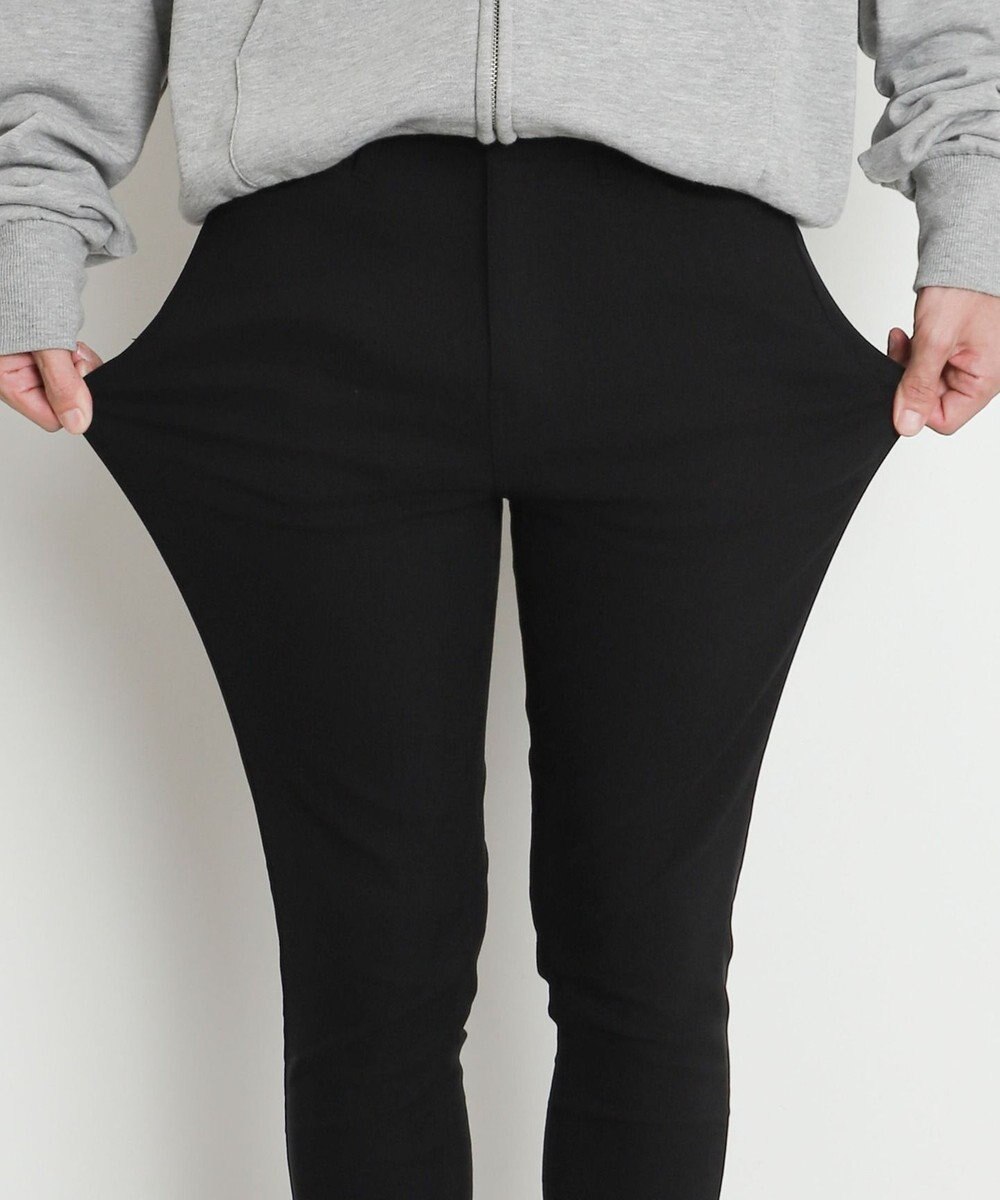 WEGO 【暖パン/SMLXLサイズ展開】裏起毛スキニーパンツ 