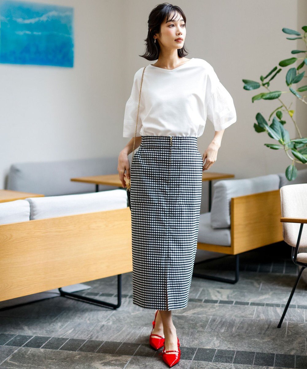 ANY SIS 【2WAY】フロントジップタイト スカート 