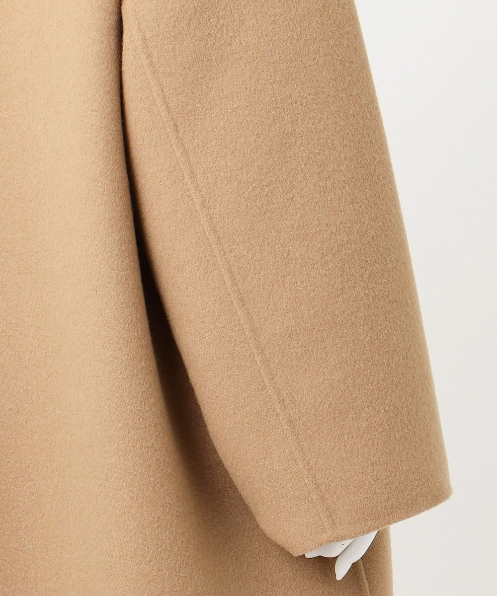 23区 L 【エステータ】ウールリバー ストールデザイン コート 