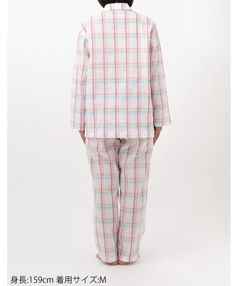 ワコール／睡眠科学 パジャマ 長袖 長ズボン 綿混(本体) 上下セット 前開き レディース YDX342 睡眠科学／ワコール 