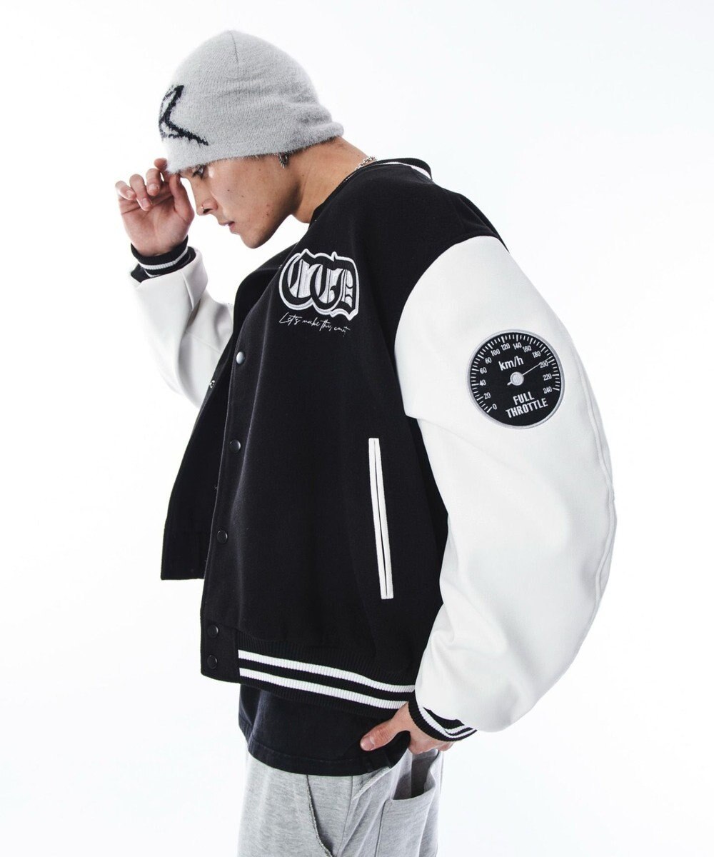 WEGO 【ユニセックス着用ITEM】メルトンワッペンスタジャン 