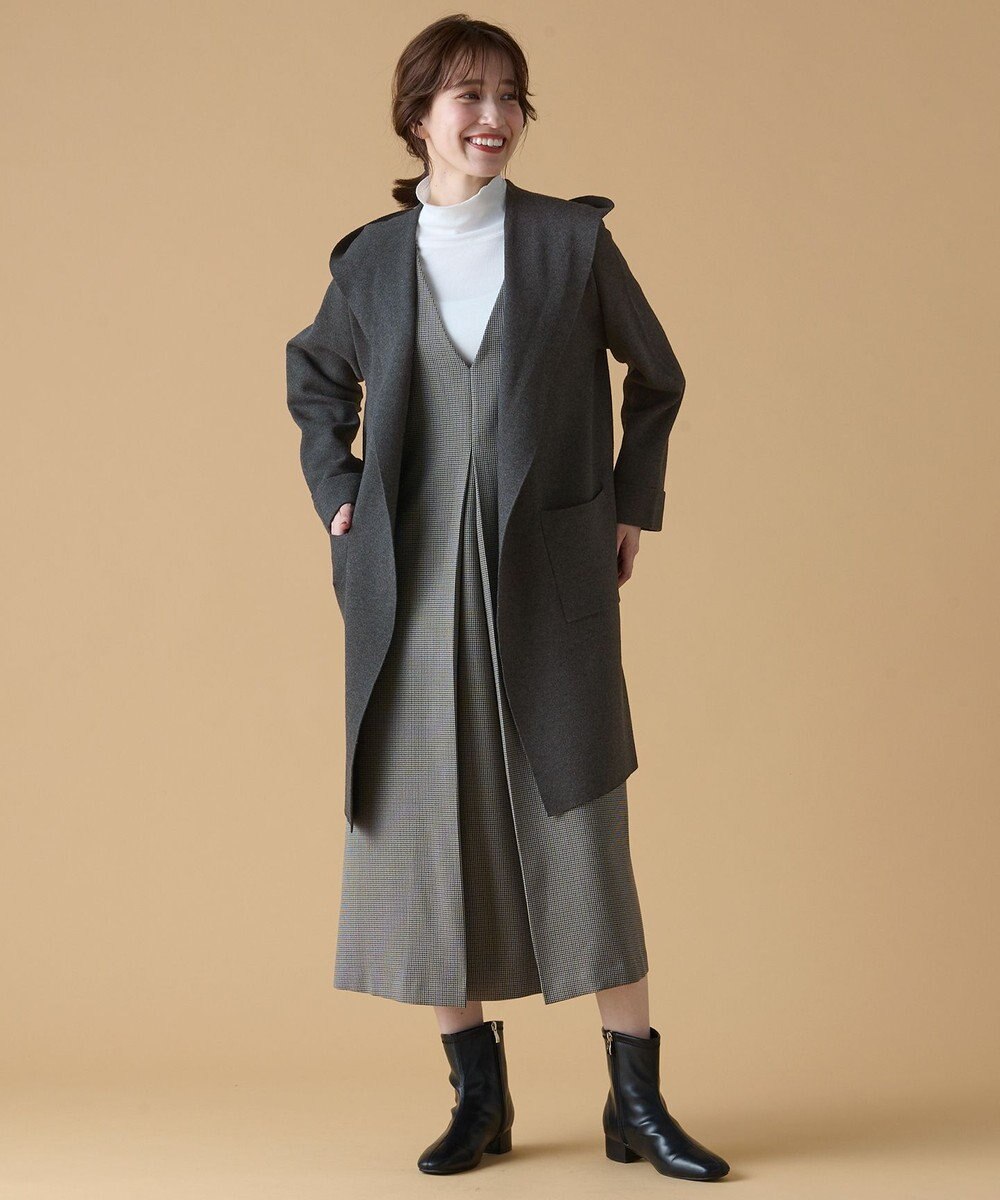 ANY 【洗濯機可】フーディーコーディガン 