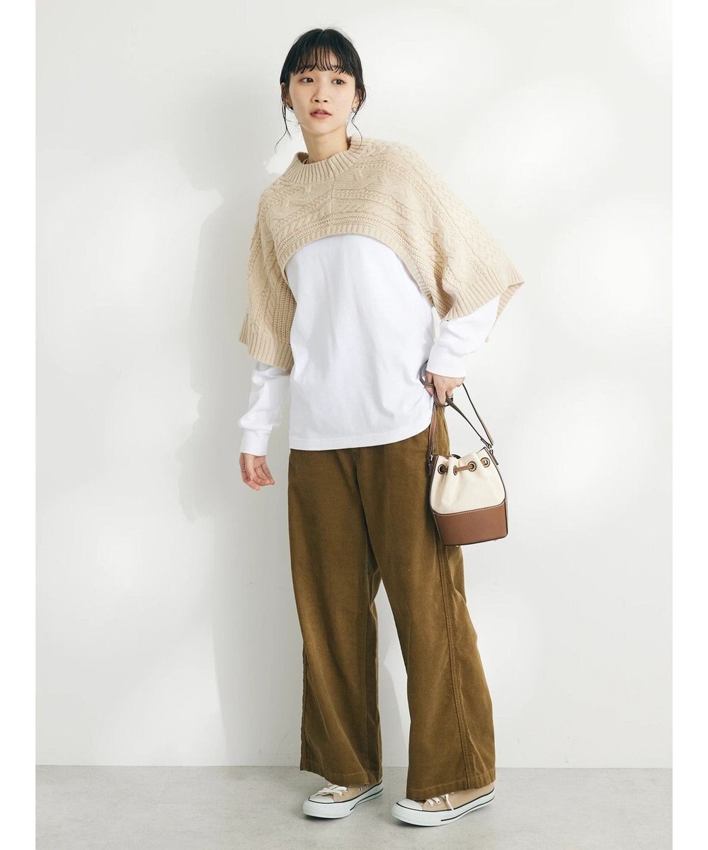 CRAFT STANDARD BOUTIQUE ２ＷＡＹケーブルニットベスト 