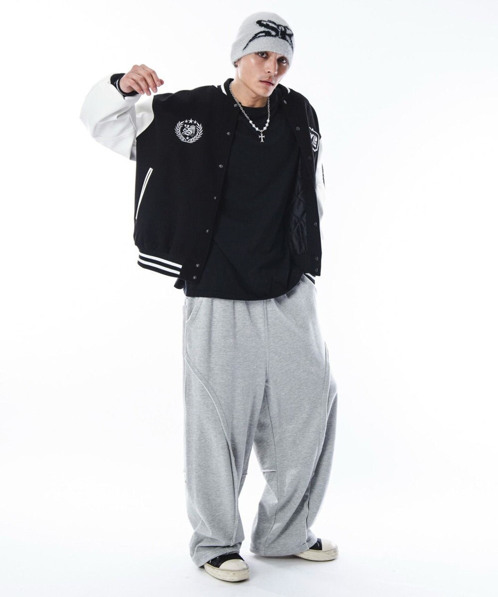 WEGO 【ユニセックス着用ITEM】メルトンワッペンスタジャン 