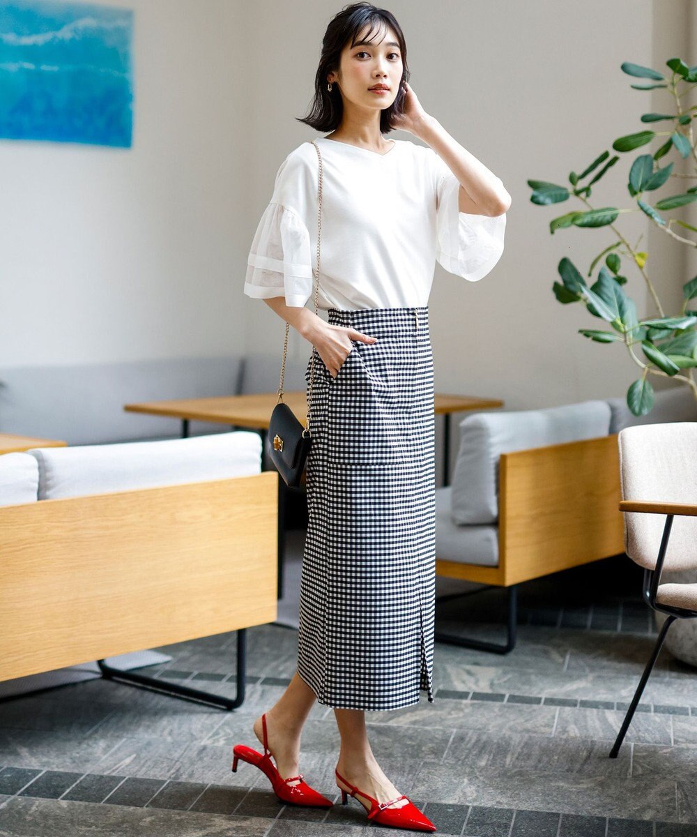 ANY SIS 【2WAY】フロントジップタイト スカート 