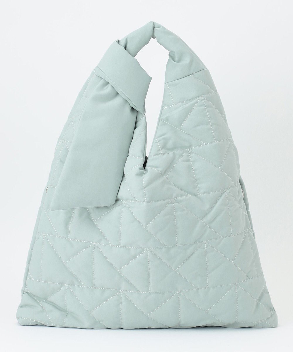 LA BAGAGERIE 【maison vert】 【超軽量！】キルティングトライアングルトートバッグ 