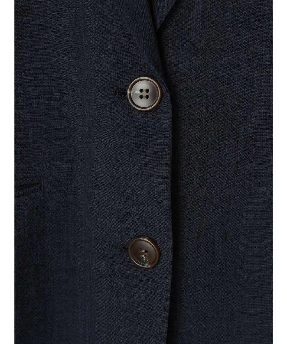 earth music&ecology リネンライク５分袖ジャケット 