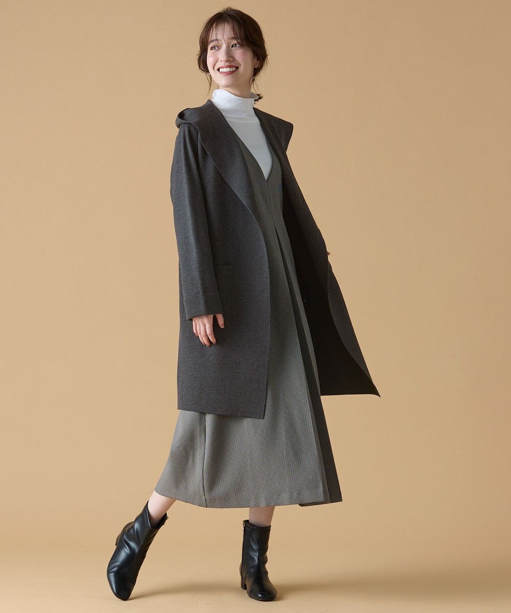 ANY 【洗濯機可】フーディーコーディガン 