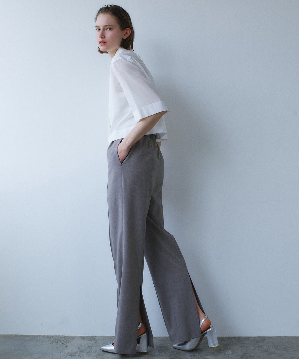 BEIGE， BAC / コットンシアー ショートレングスシャツ 