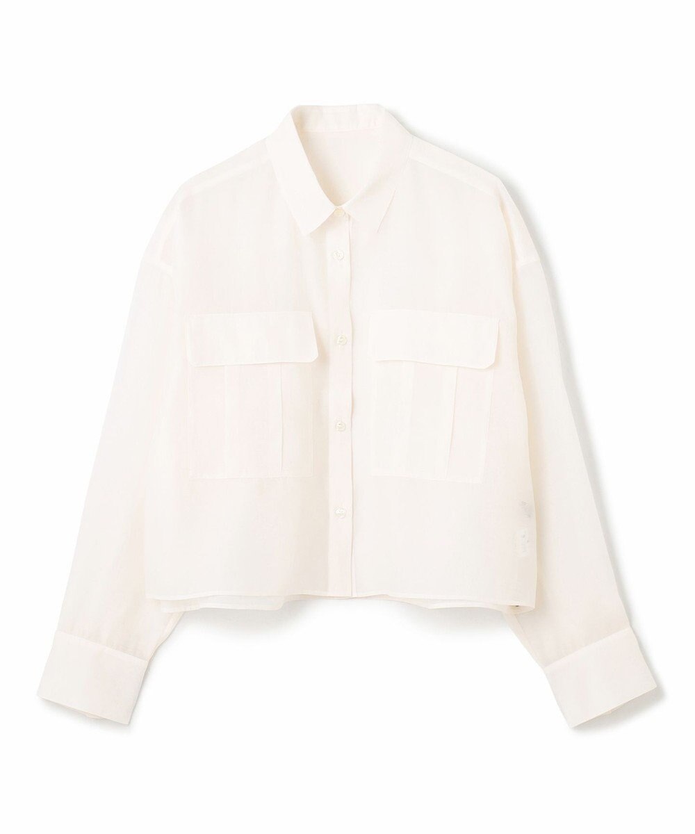 UNFILO シアークロップドシャツ 