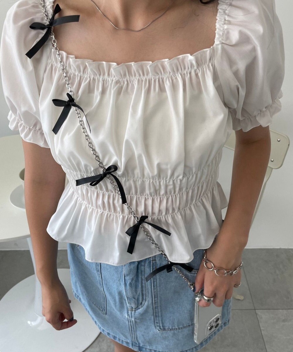 WEGO リボンチェーンストラップ 