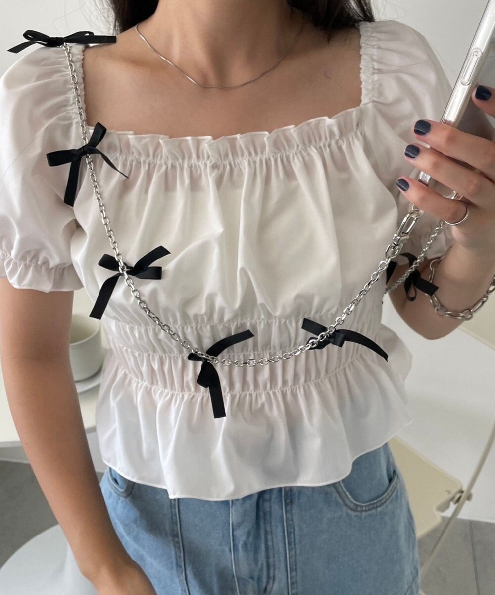 WEGO リボンチェーンストラップ 