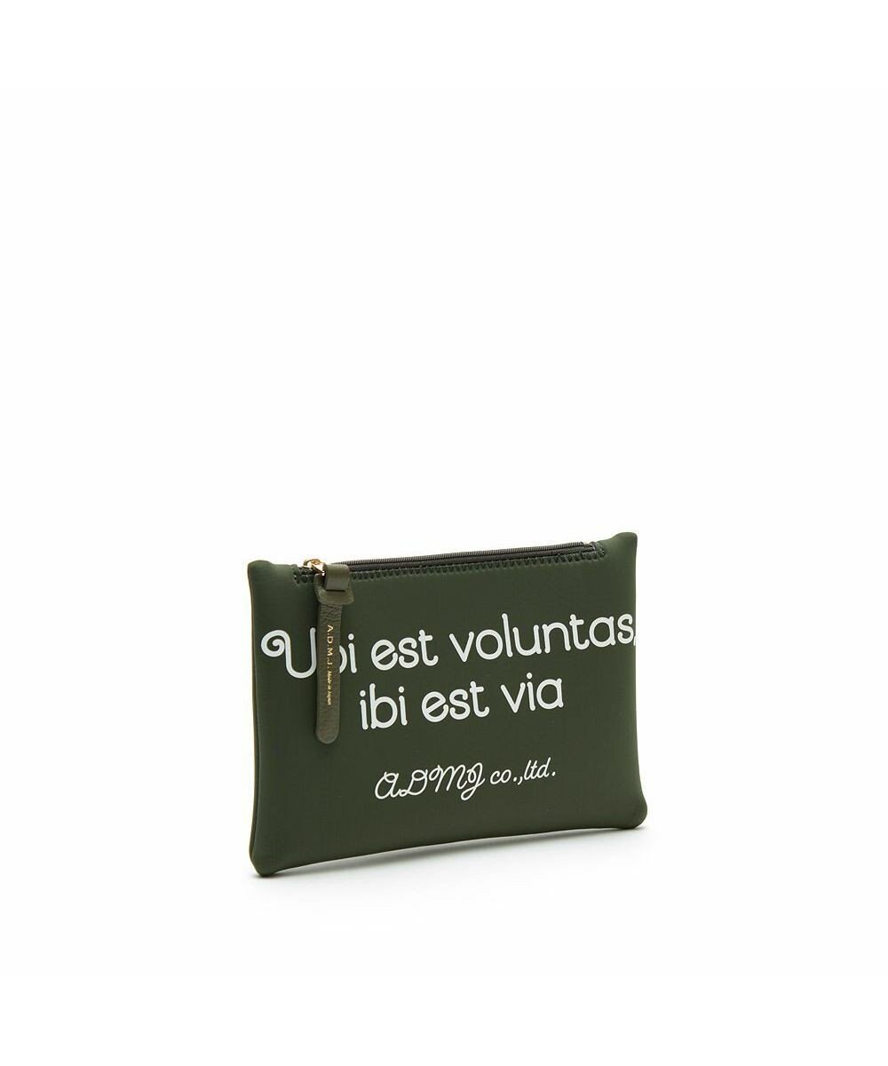 A.D.M.J. 【魔法の様に軽い】マジックライトコード刺しゅうフラットポーチ2セット(S・M) 