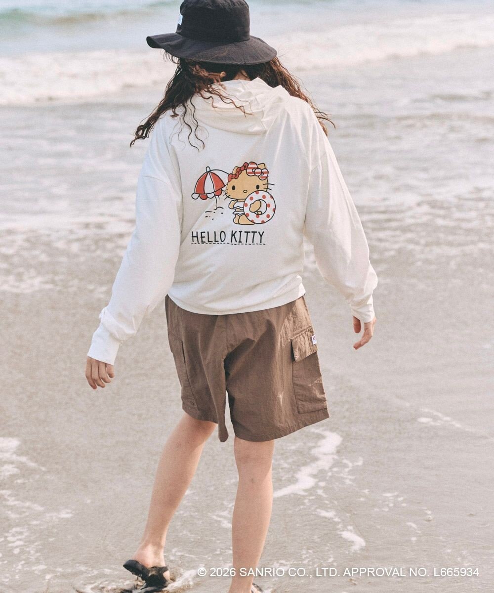 OP／FILA 【Ocean Pacific×ハローキティ】ラッシュパーカー 