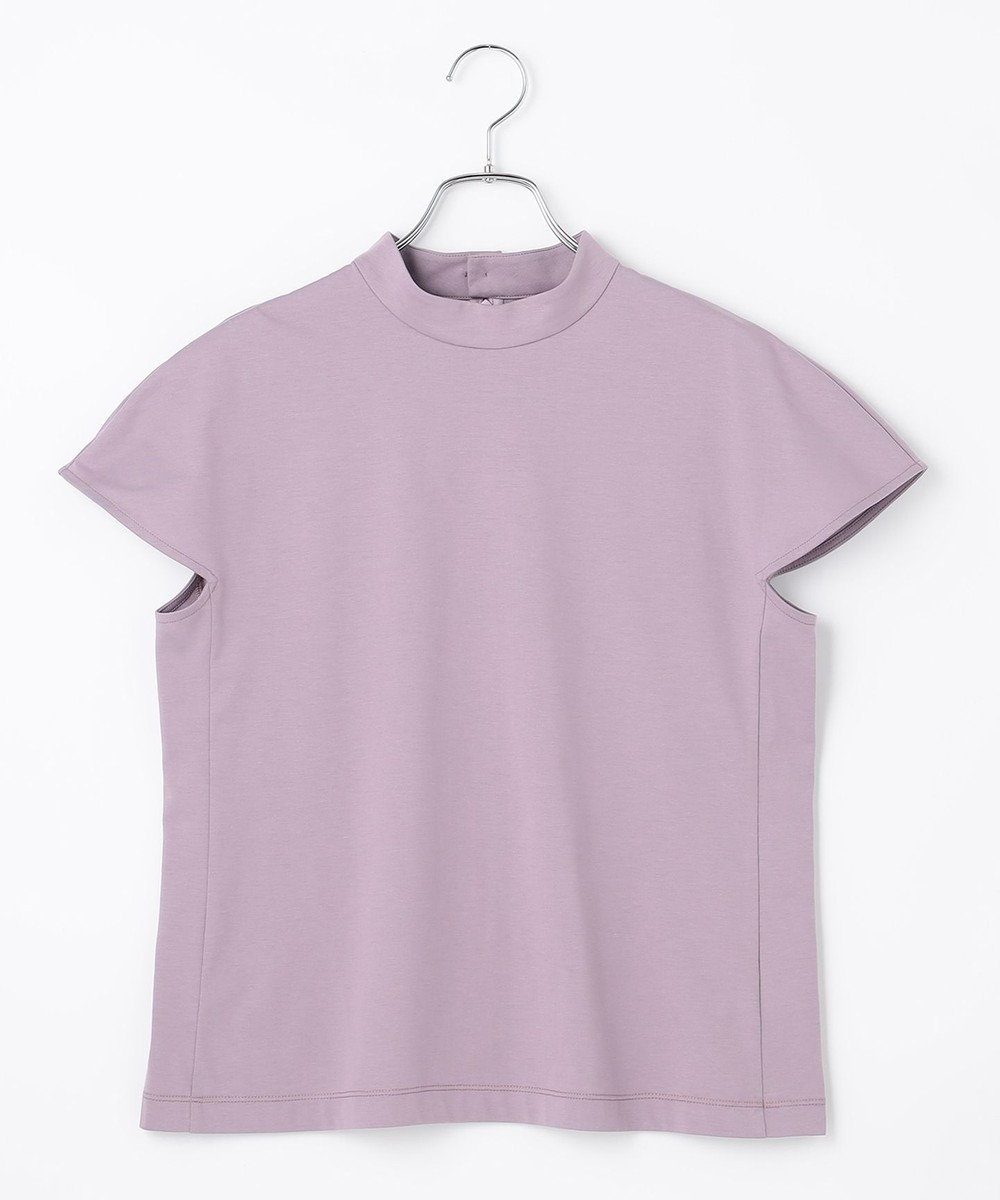 #Newans 【ANSWER for シティライフ】乾燥機対応！ハイネックフレンチスリーブカットソー 