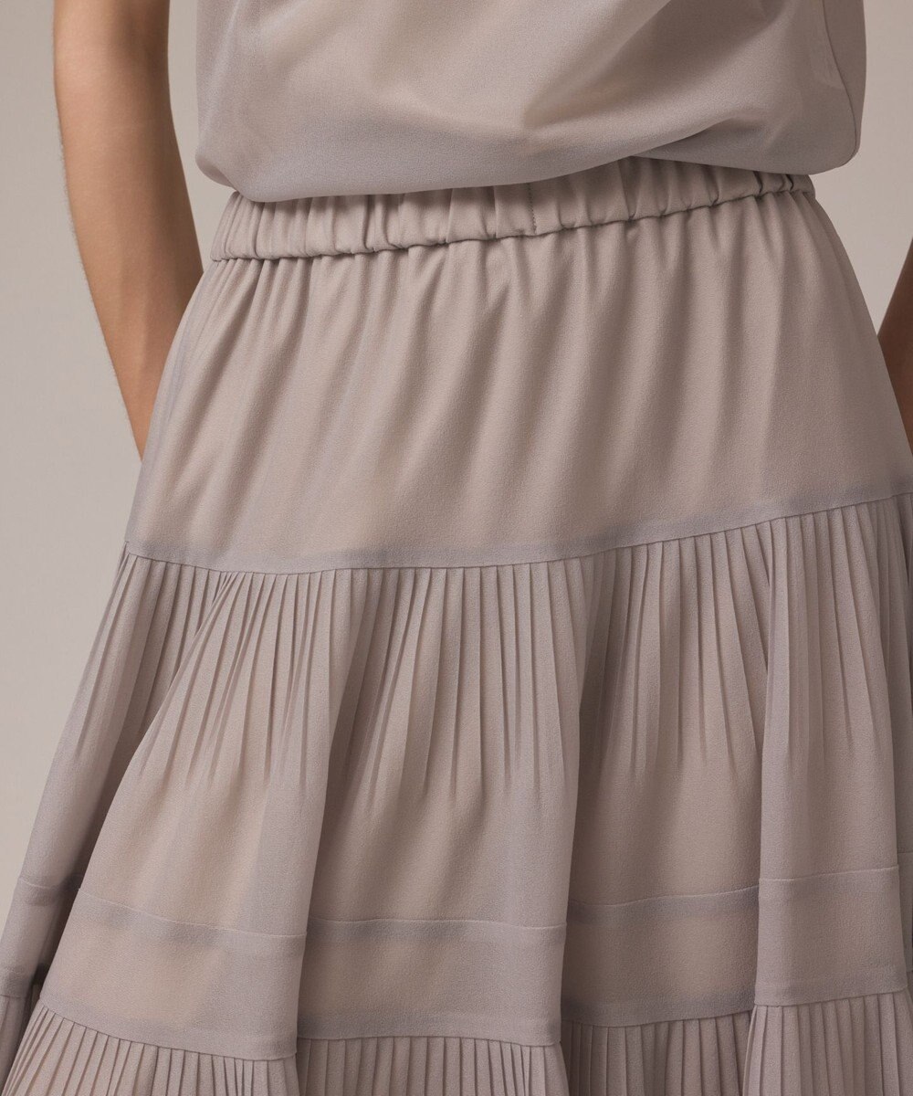 GRACE CONTINENTAL プリーツティアードスカート 