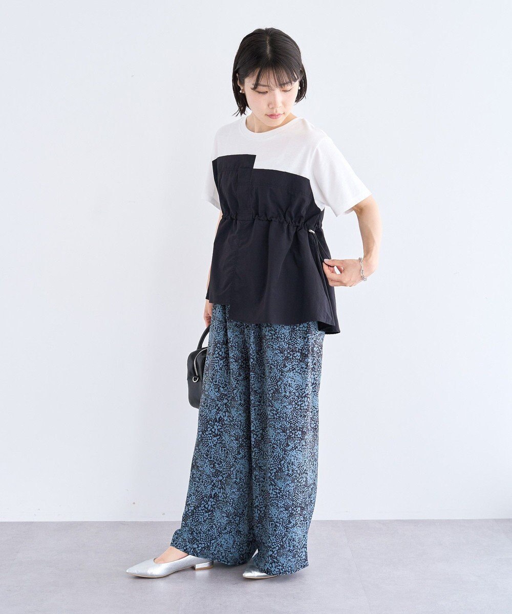 Green Parks ビスチェドッキングドロスト５分袖プルオーバー 