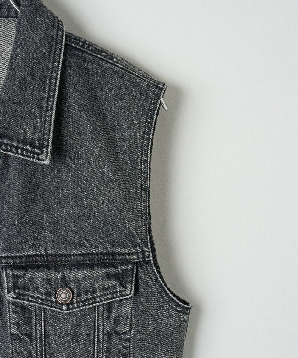 WEGO デニムショートベスト 