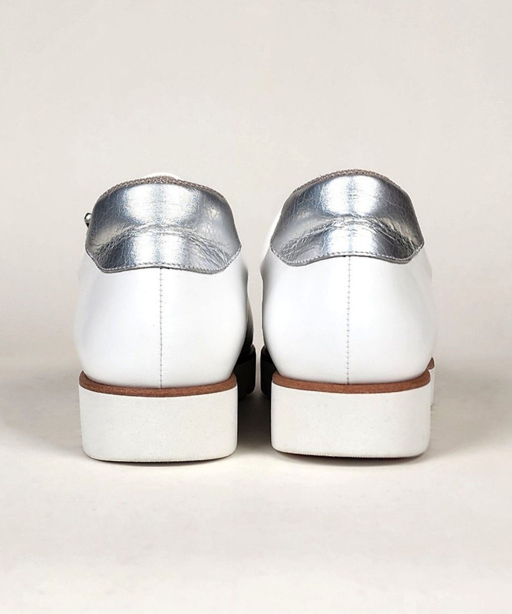 Dominic3 センターゴムサイドジップ レザースニーカー 