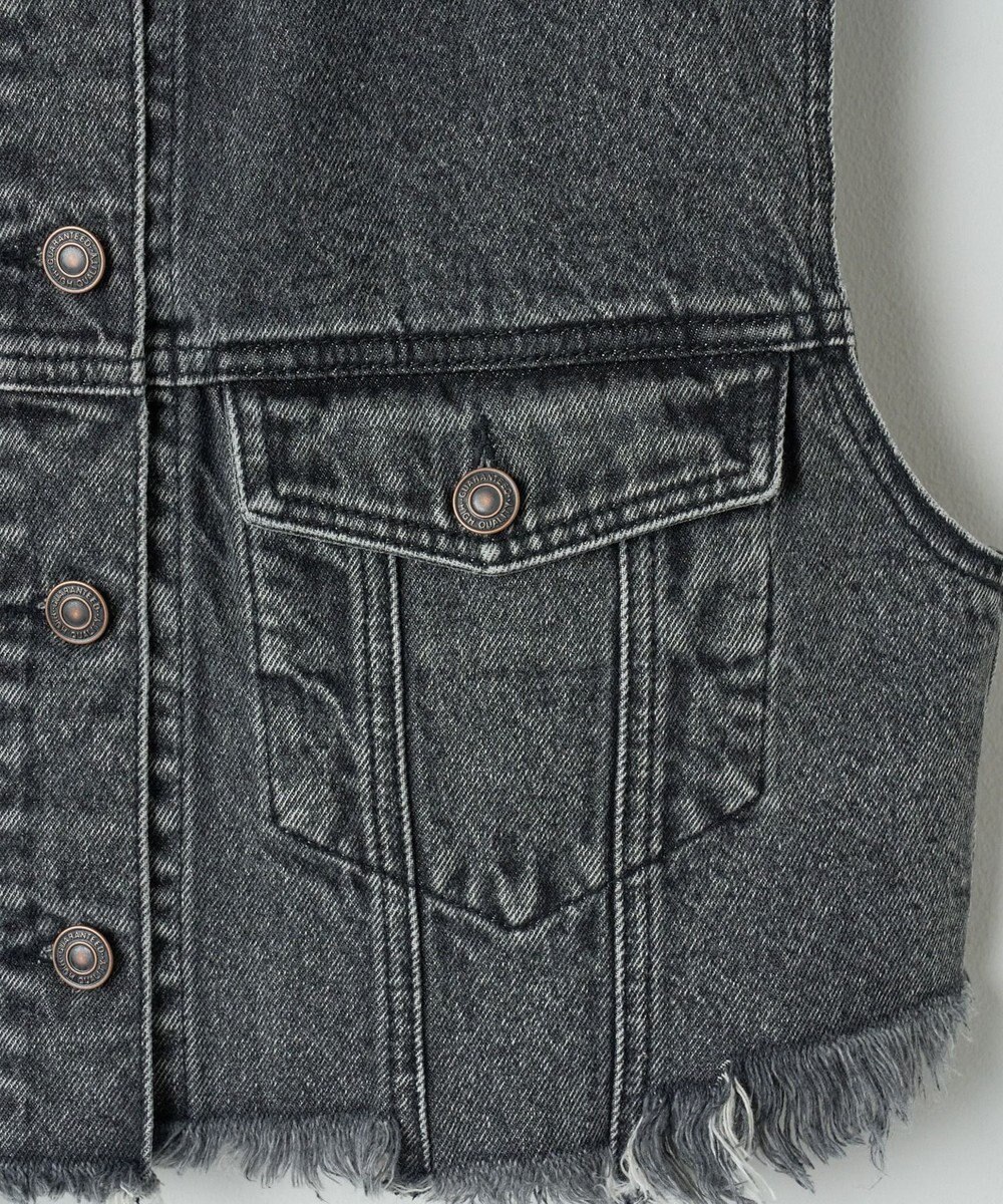 WEGO デニムショートベスト 