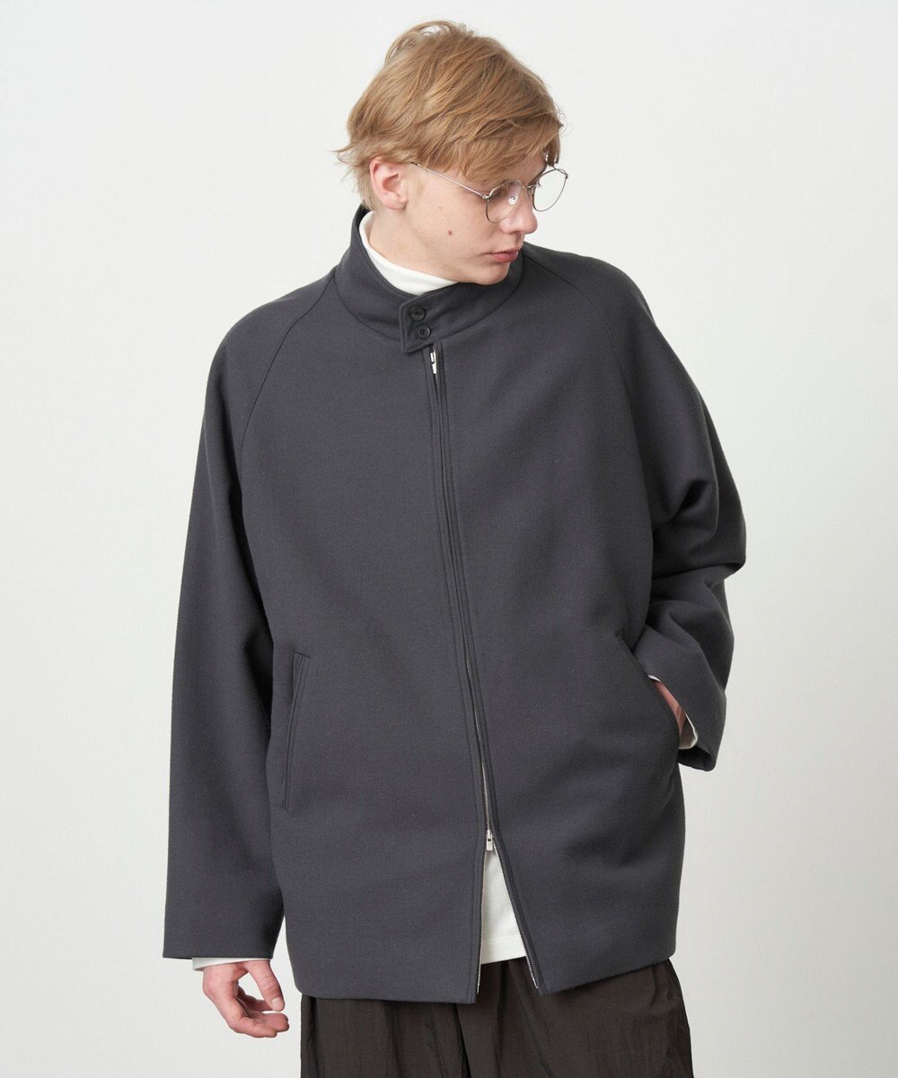 SUPER 160S DOUBLE SAXONY | ハリントンジャケット- UNISEX / ATON SUPER 160S DOUBLE SAXONY | ハリントンジャケット- UNISEX / ATON