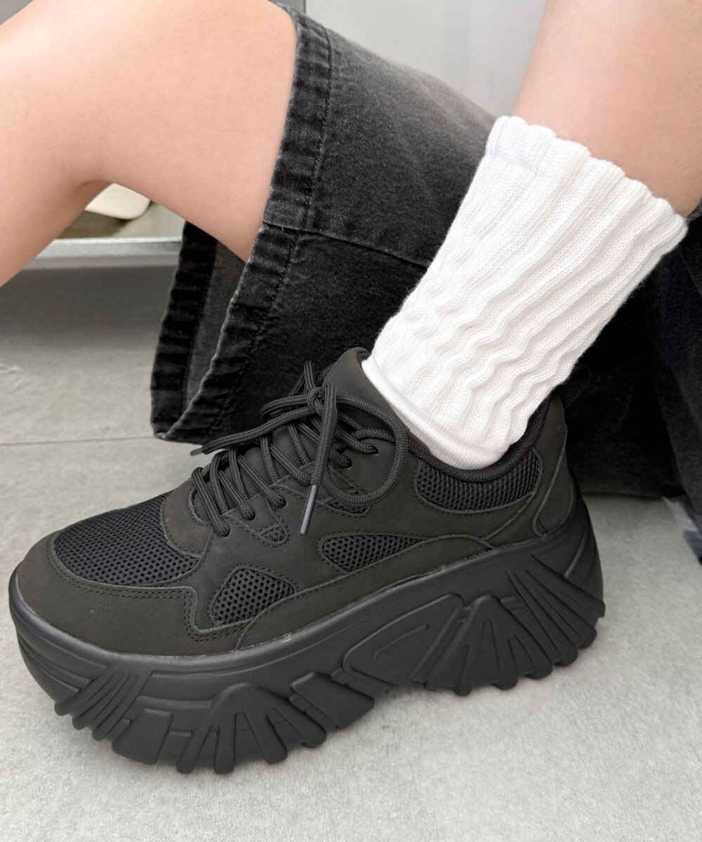 WEGO 【SMLサイズ展開】ボリュームスニーカー 