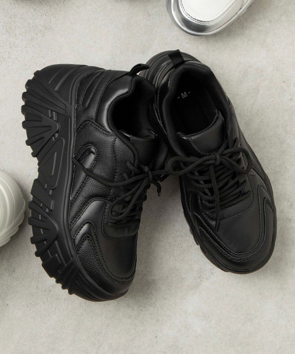 WEGO ボリュームレースアップスニーカー 