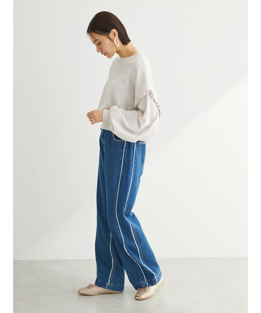 Green Parks ・Ｐｅｔｉｔ　Ｆｌｅｕｒ　ボリュームスリーブスウェット 