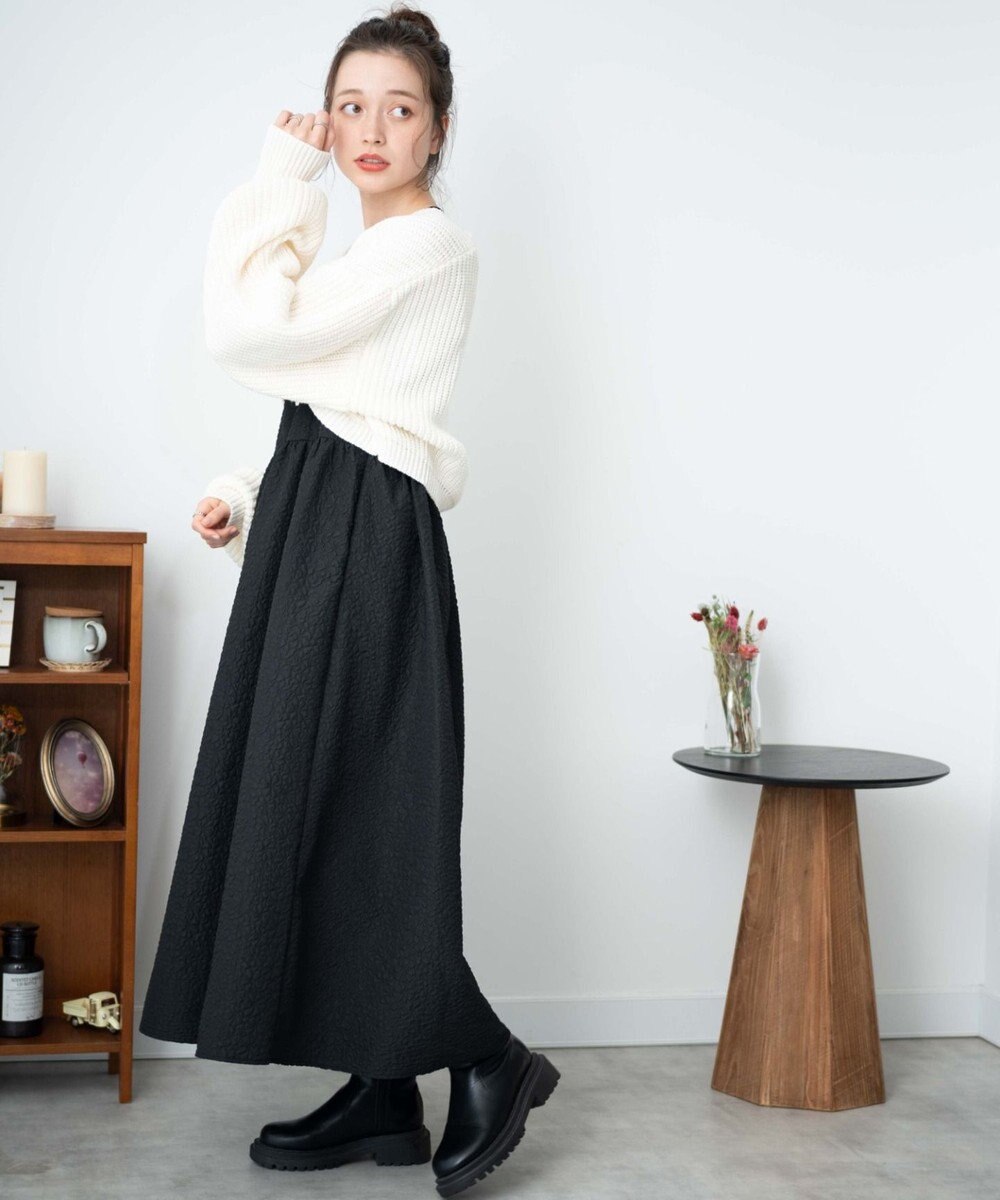 WEGO リボンニットボレロ 