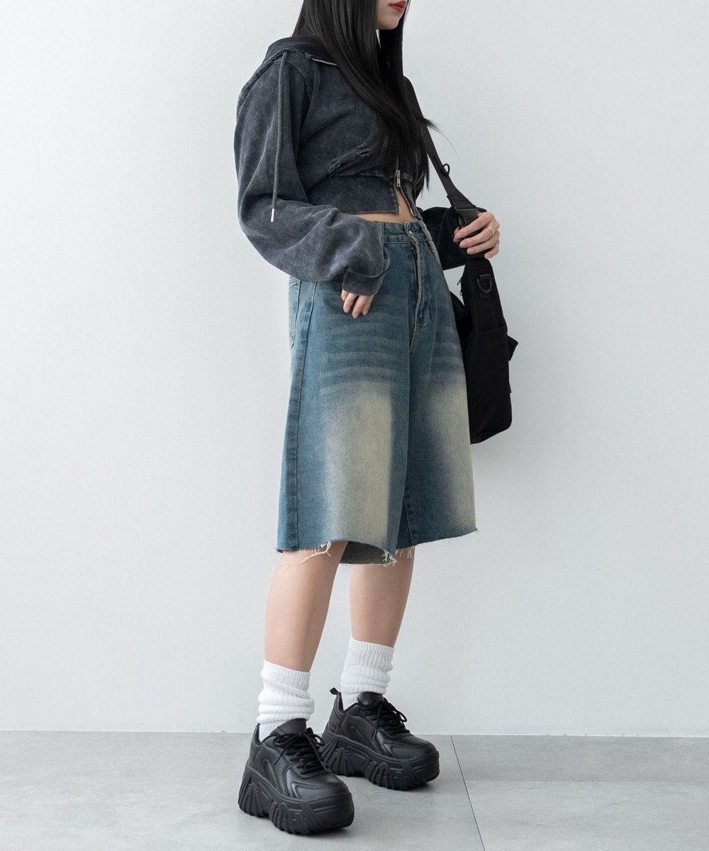 WEGO ボリュームレースアップスニーカー 