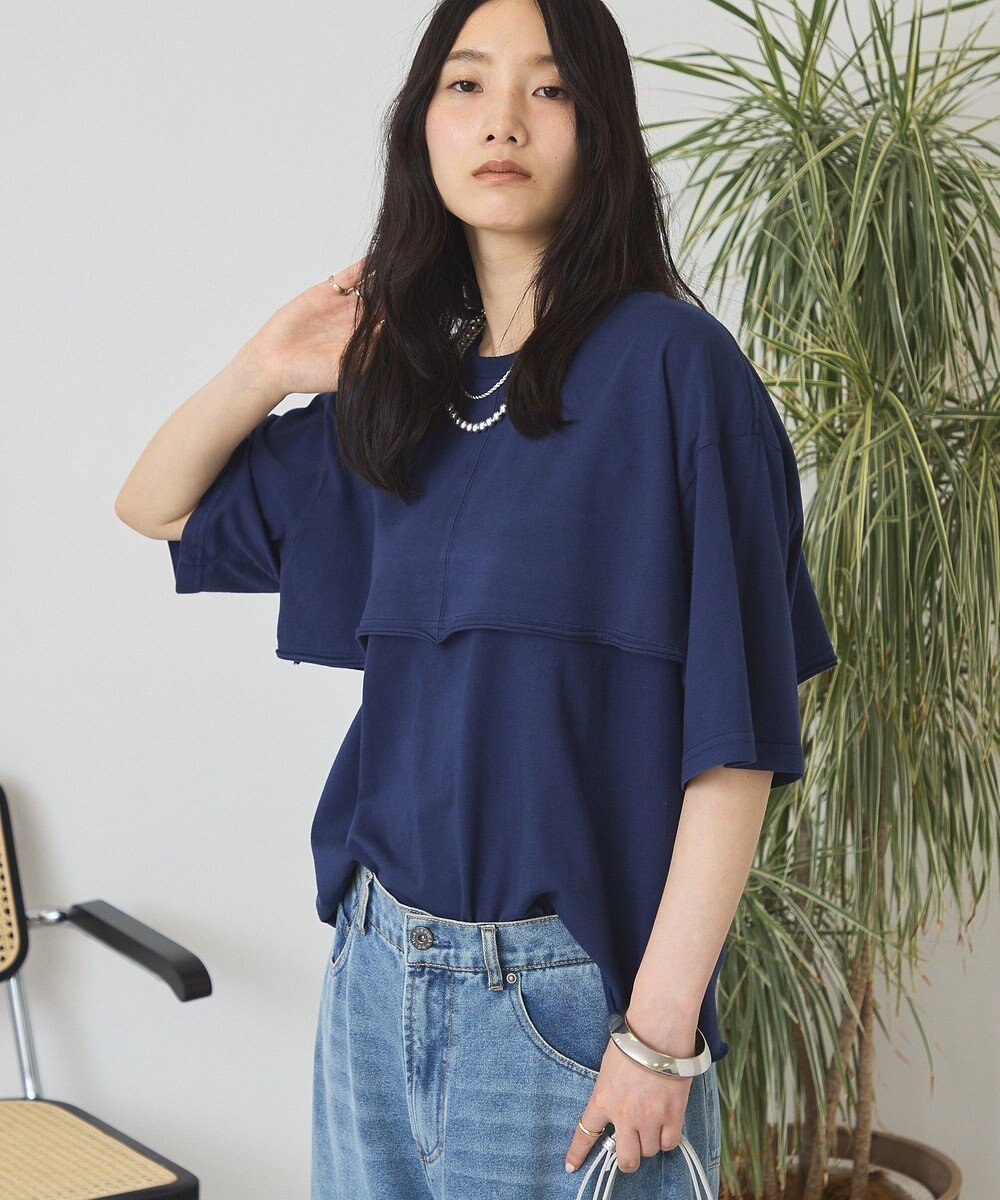 AMERICAN HOLIC レイヤード風加工Ｔシャツ 