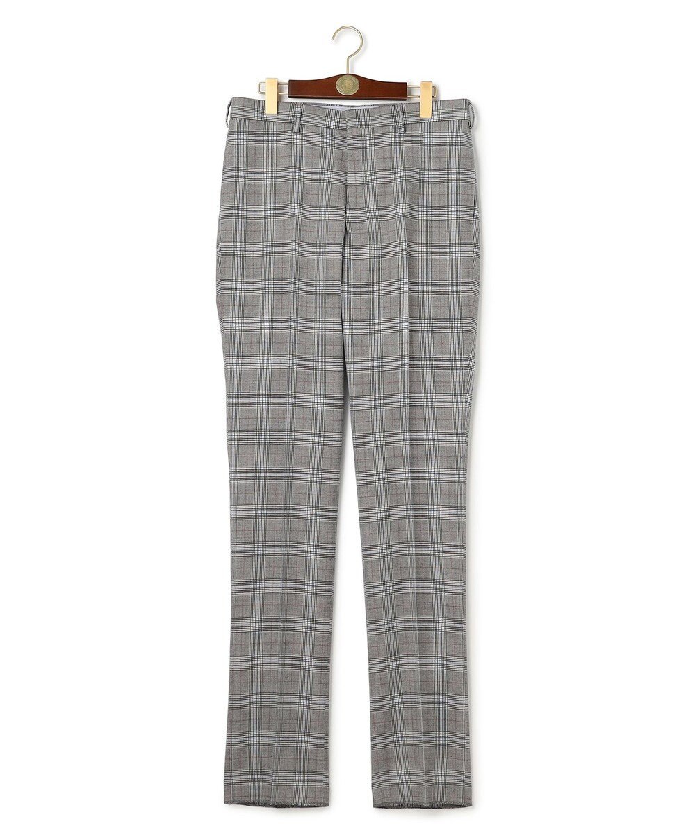 J.PRESS MEN 【ストレッチ / 洗える】トリートメントウールアメリカンチェック スラックス 