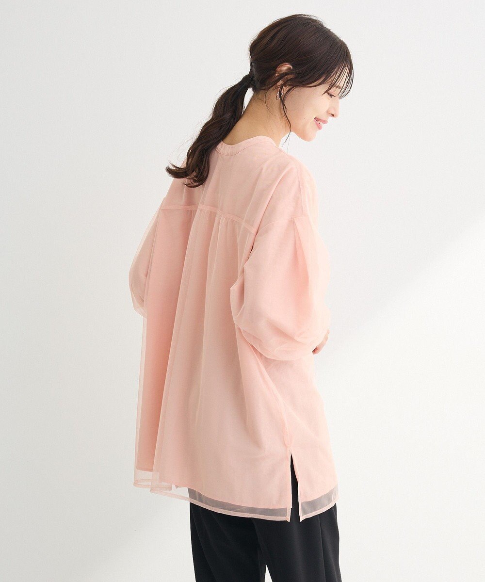Green Parks ２Ｗａｙ　チュールドッキングシャツチュニック 