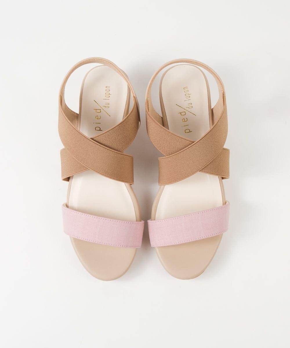 BONTRE 【pied du lapan/ピエドラパン】クロスベルトウエッジサンダル/50727ZI 