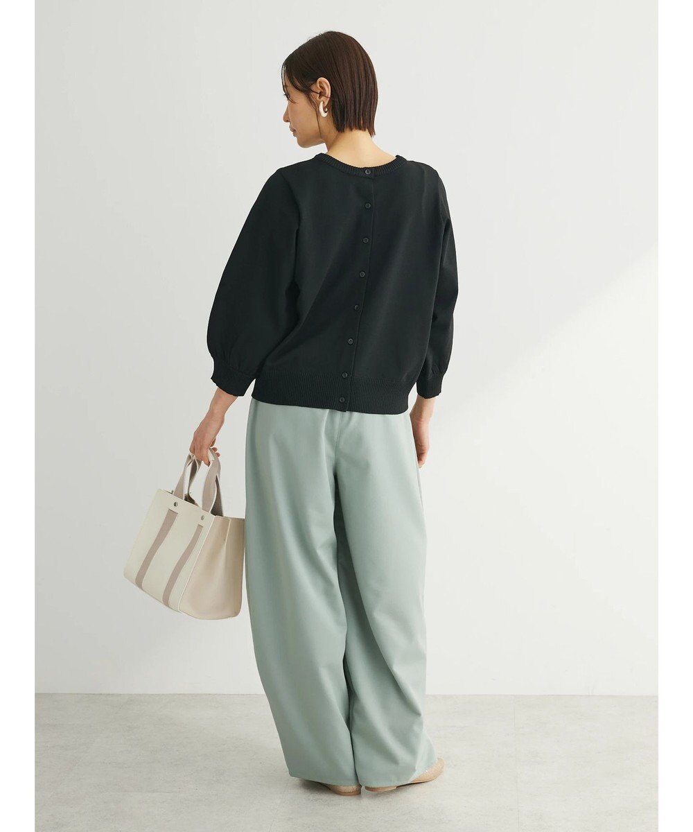 Green Parks 前後２ＷＡＹ　７分袖ハイゲージカーディガン 