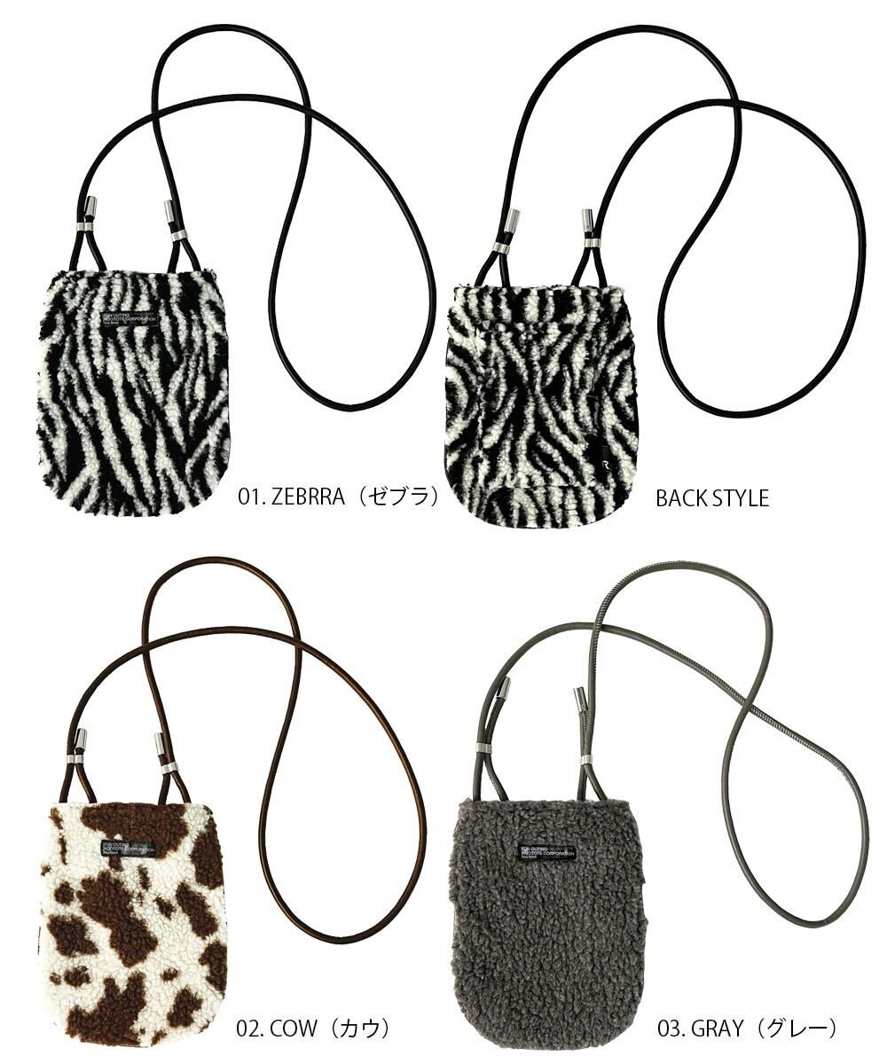 ROOTOTE 1336【スマホショルダー】LT.ベビールー.ボア-A 