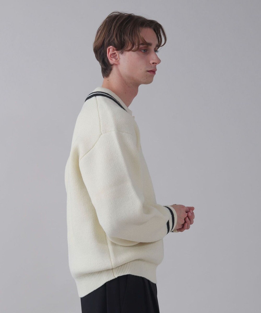 WEGO 【ユニセックス着用ITEM】ワンポイント刺繍ニットポロ 