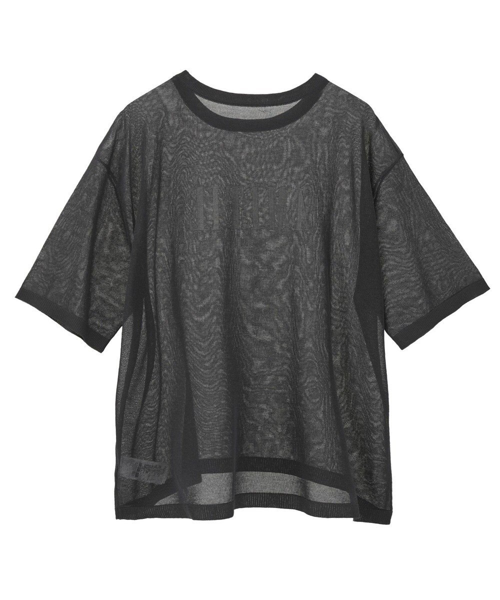 earth music&ecology 【接触冷感】ロゴ刺繍シアープルオーバ 