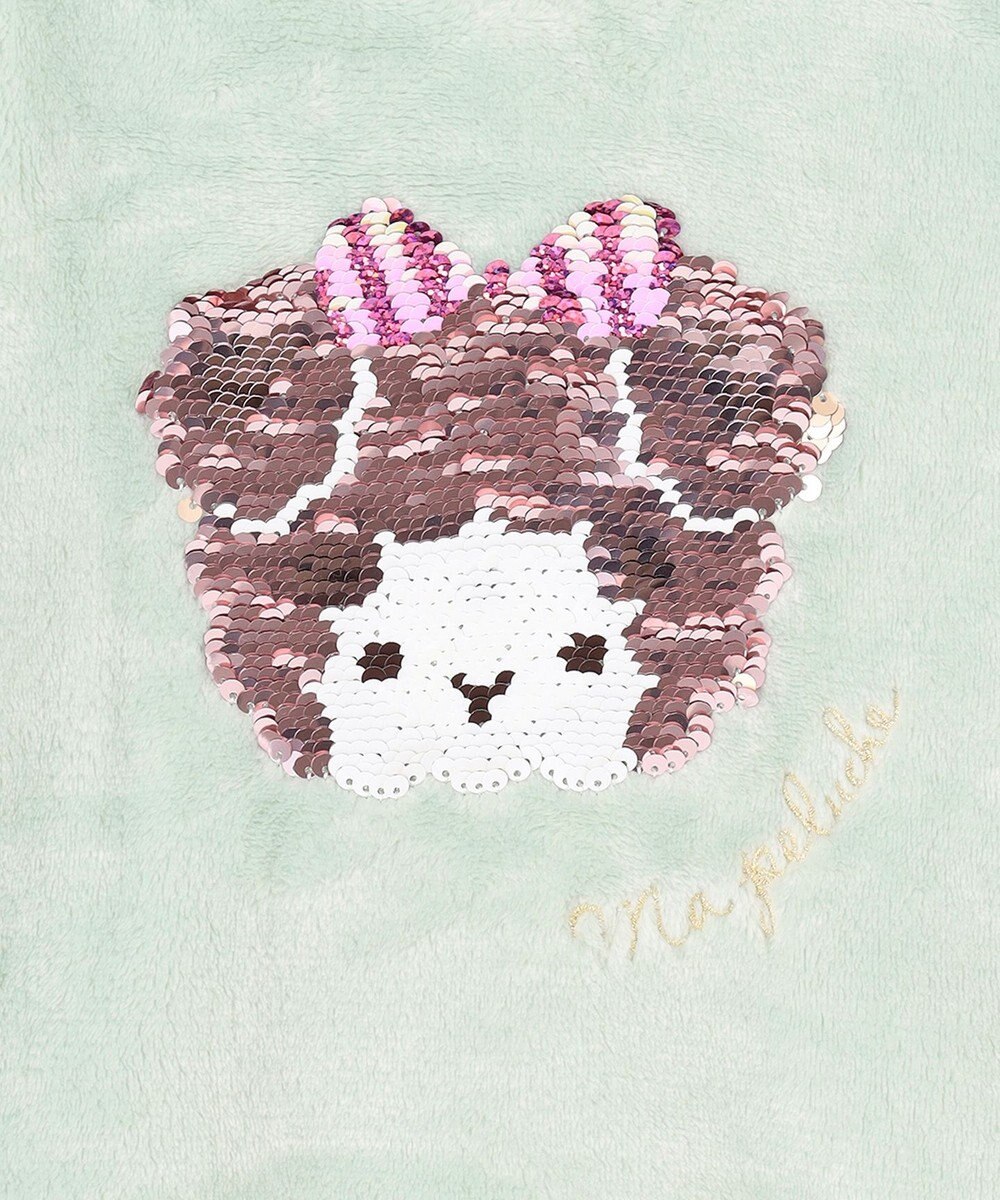 ANY KIDS 両面 フリース スパンコール トレーナー 