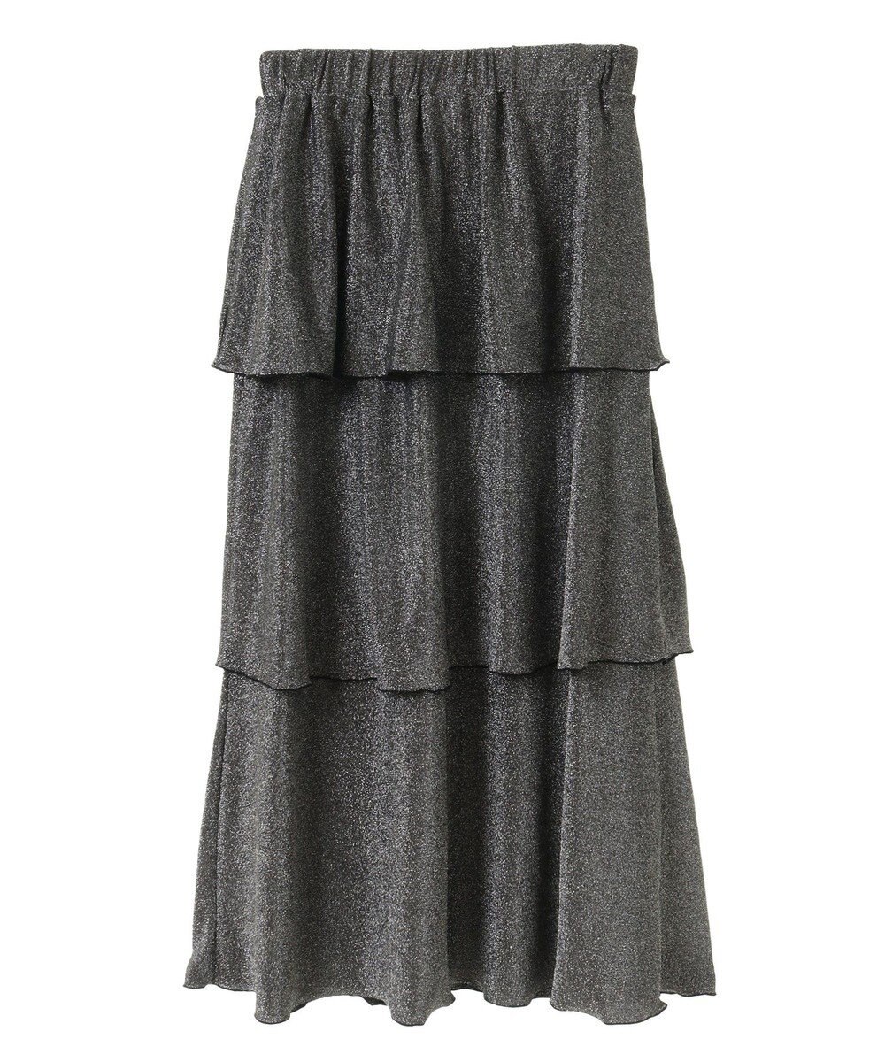 AMERICAN HOLIC ラメカットティアードスカート 