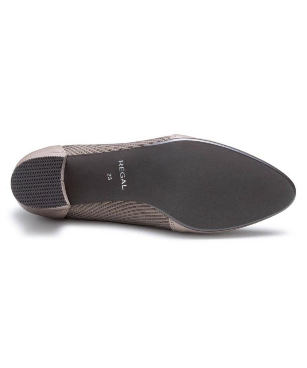 REGAL FOOT COMMUNITY 【リーガルレディース】F59R ニットシューティー パンプス 