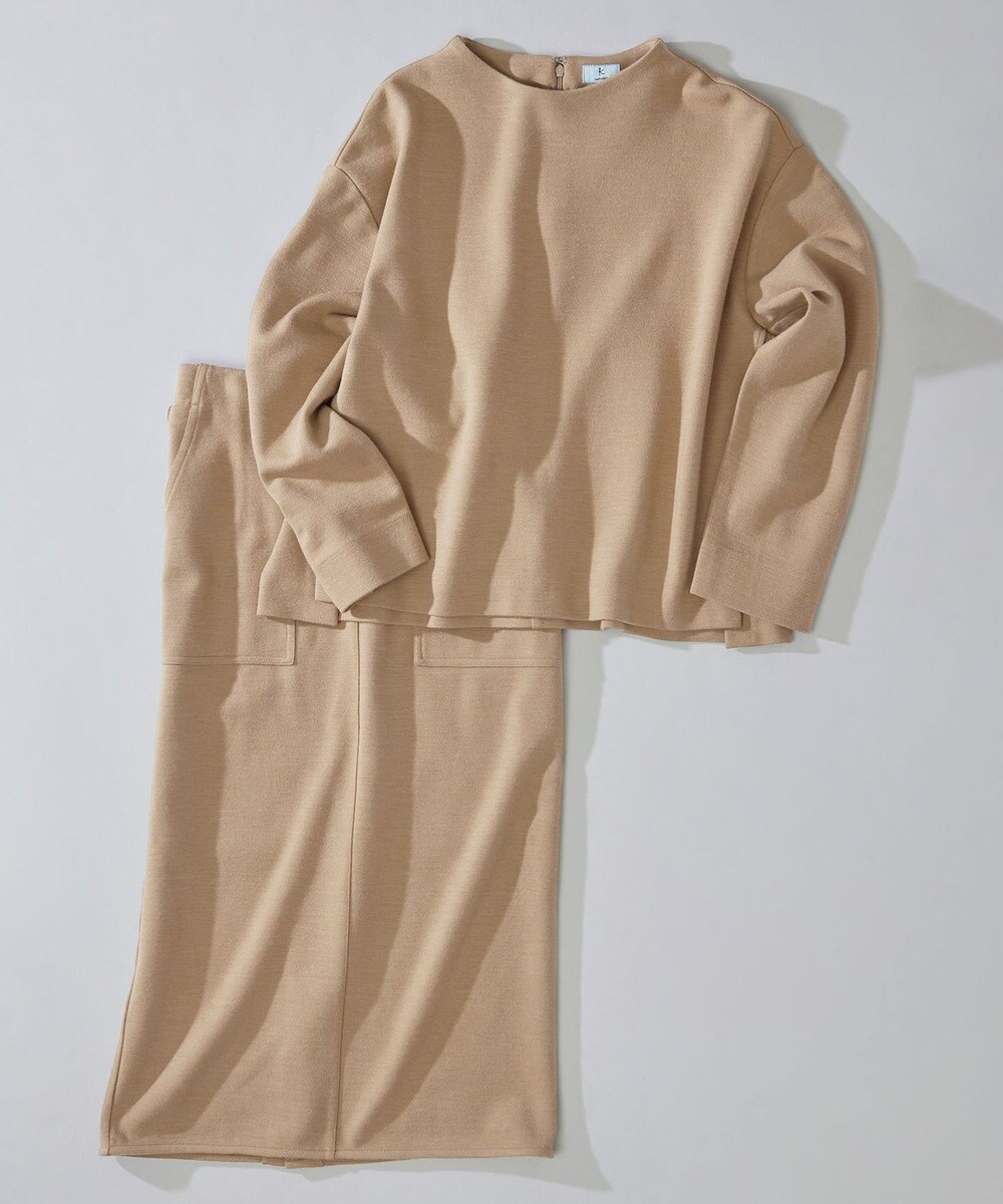 組曲 【WEB限定・2SET】ウールジャージーセットアップ 