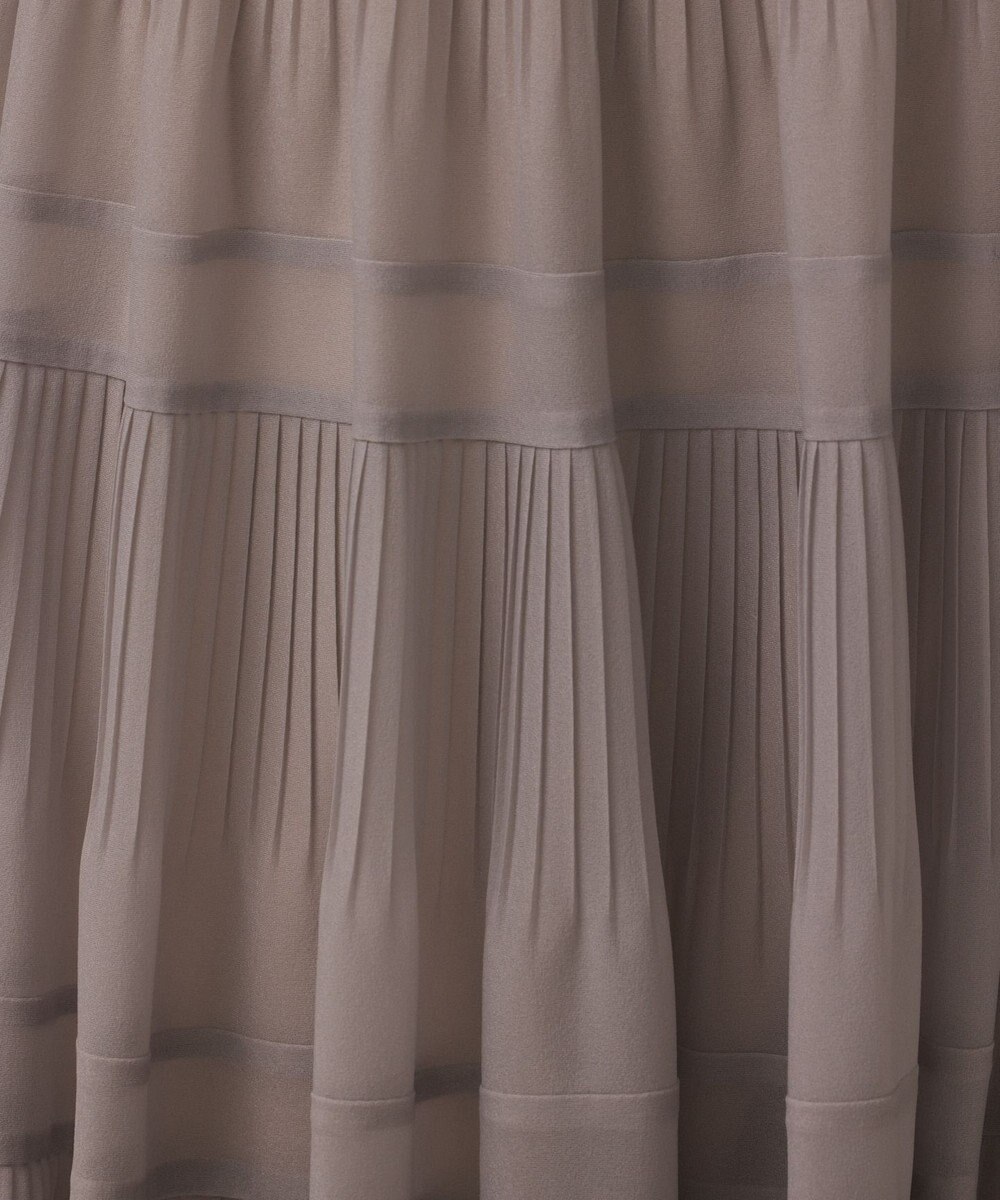 GRACE CONTINENTAL プリーツティアードスカート 