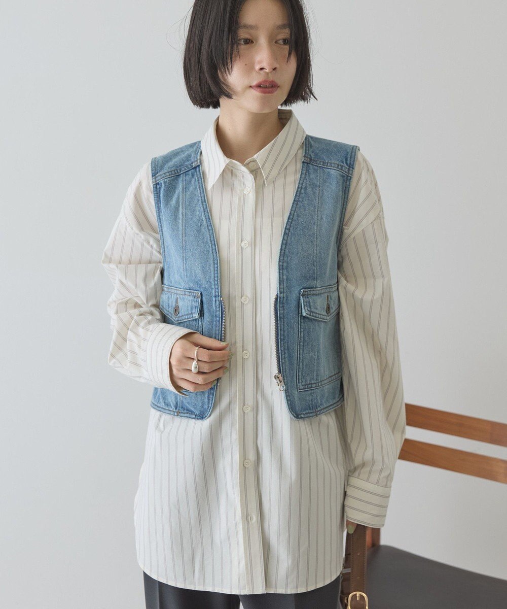 AMERICAN HOLIC ショート丈デニムベスト 
